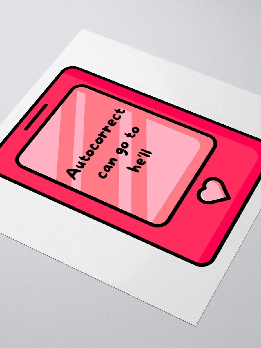 Autocorrect Sticker product image (3)