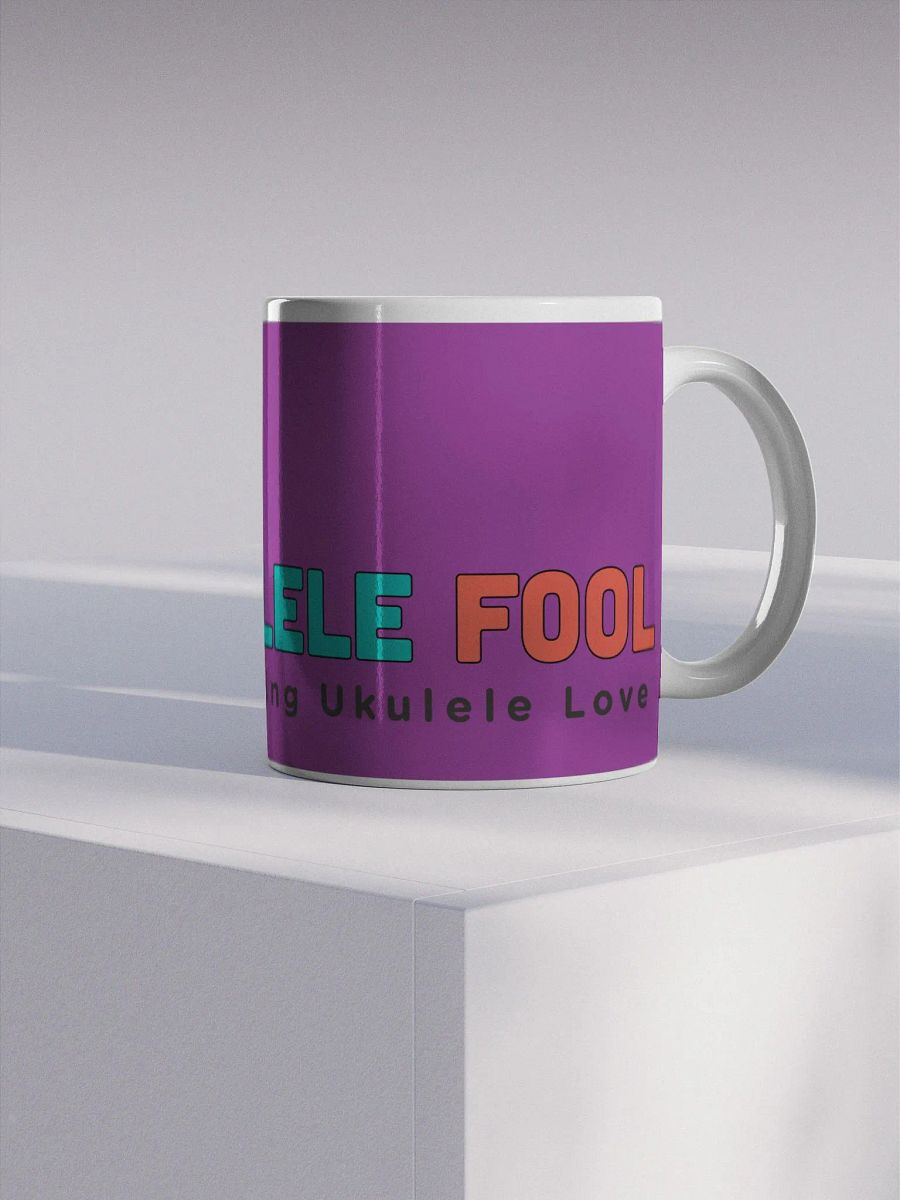 The Ukulele Fool Coffee Mug - Purple product image (4)