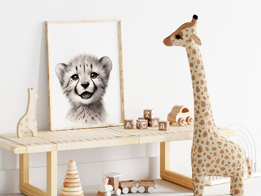 Happy Safari Cheetah Nursery Decor product image (2)