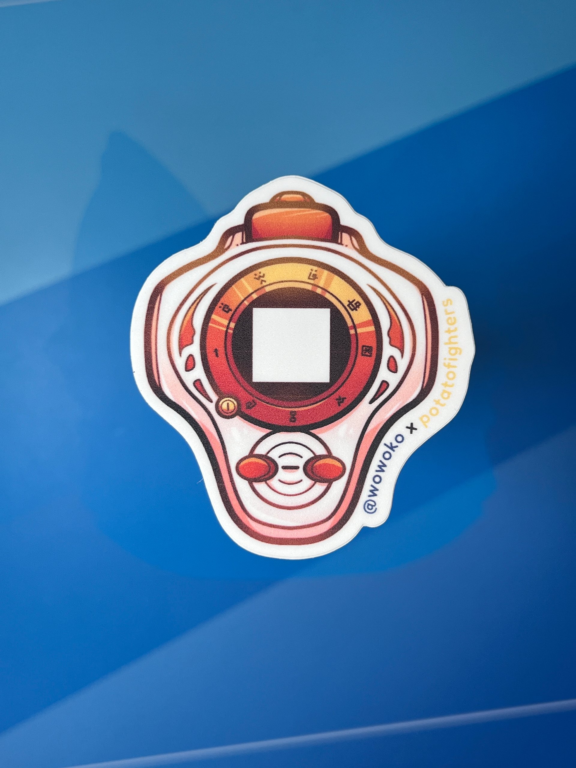 WoWoKo x Potato Fighters - Digimon - D Ark Digivice - Sticker product image (2)