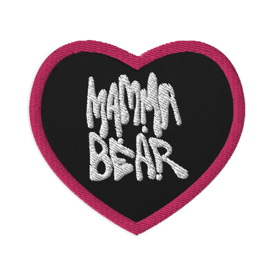 MammaBear Heart Badge product image (1)