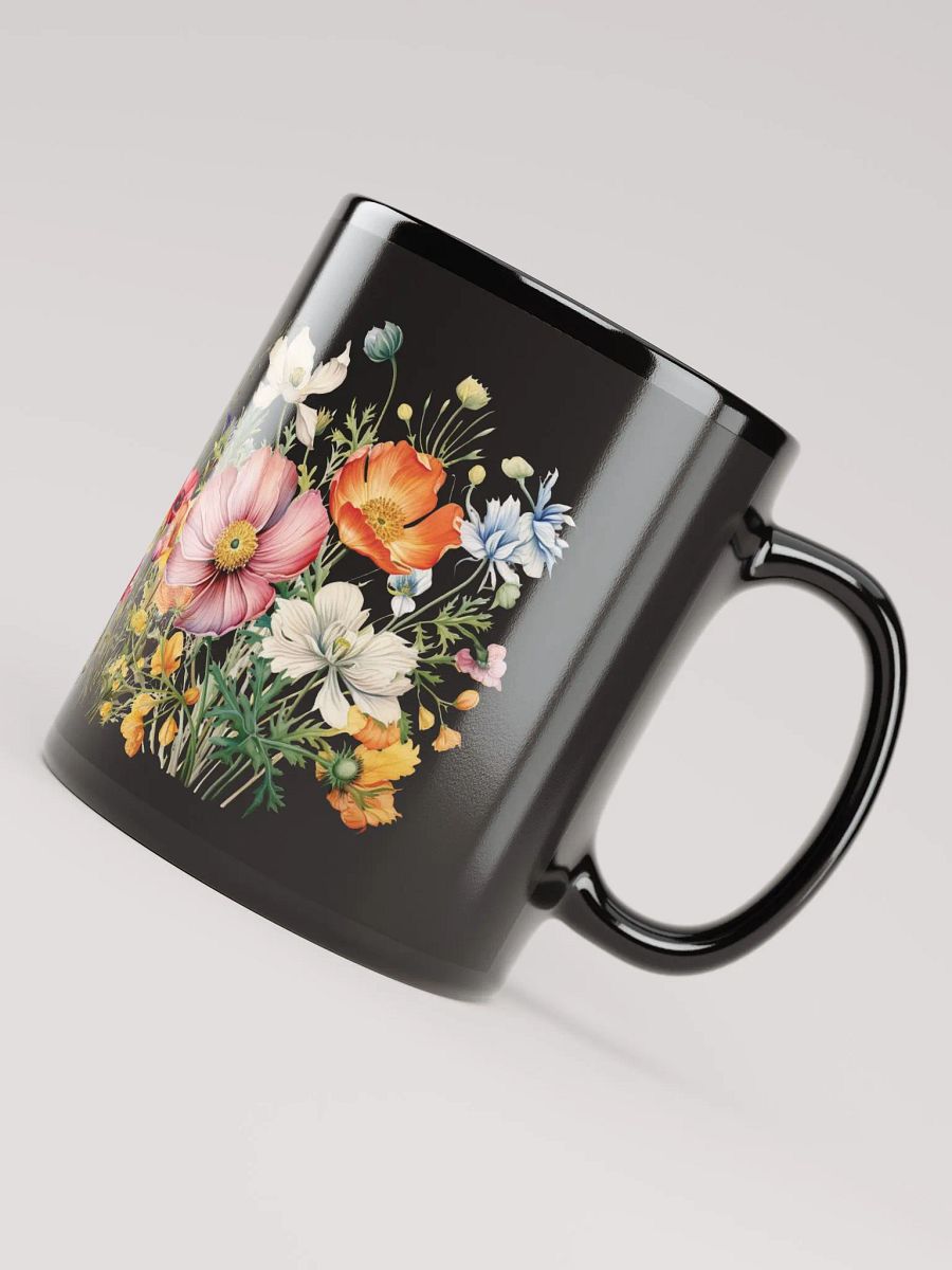 Floral Fiesta Black Mug product image (4)