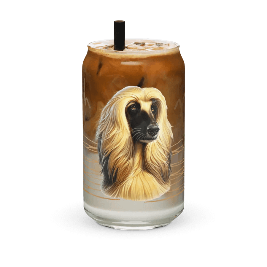Ethereal Afghan hound Dreams Glass product image (36)