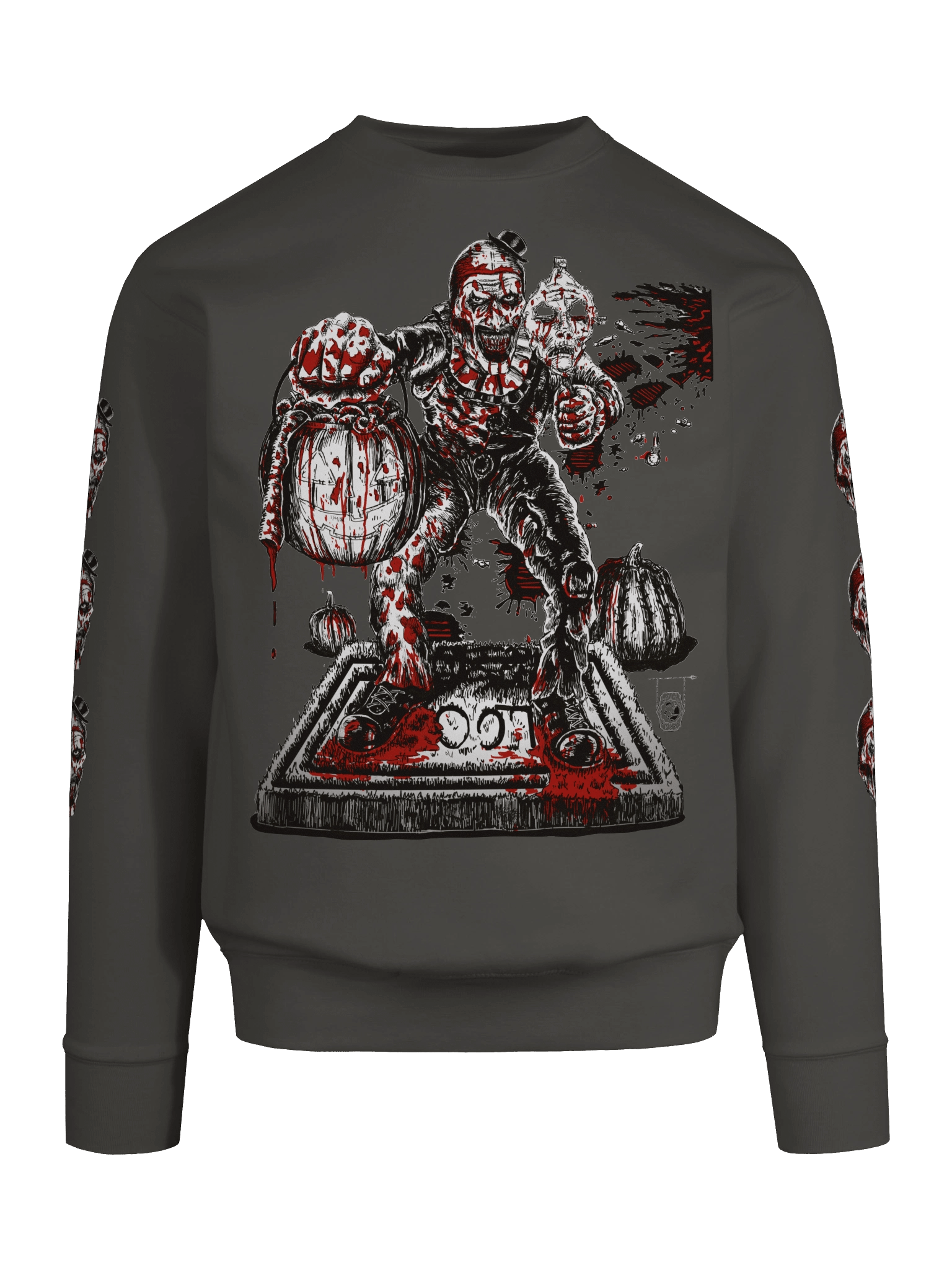 Trick or Treat with Art the Clown- Bloody Version- Unisex SweatShirt product image (49)