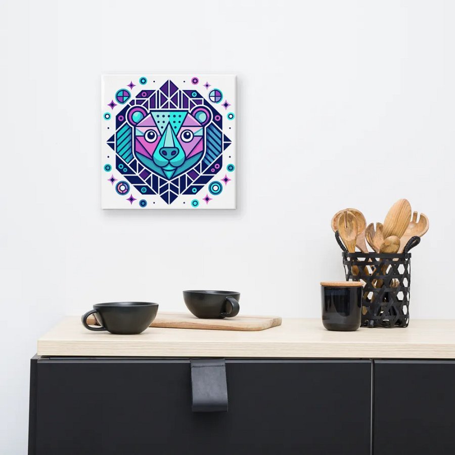 Geometric Mandala Bär 7 , Canva product image (8)