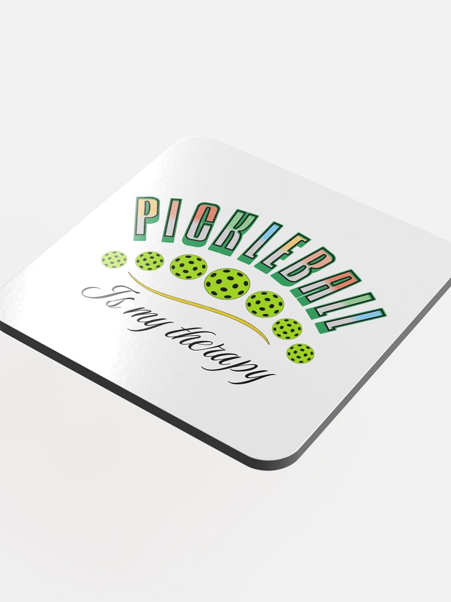 Pickleball Is My Therapy Coaster Set product image (4)