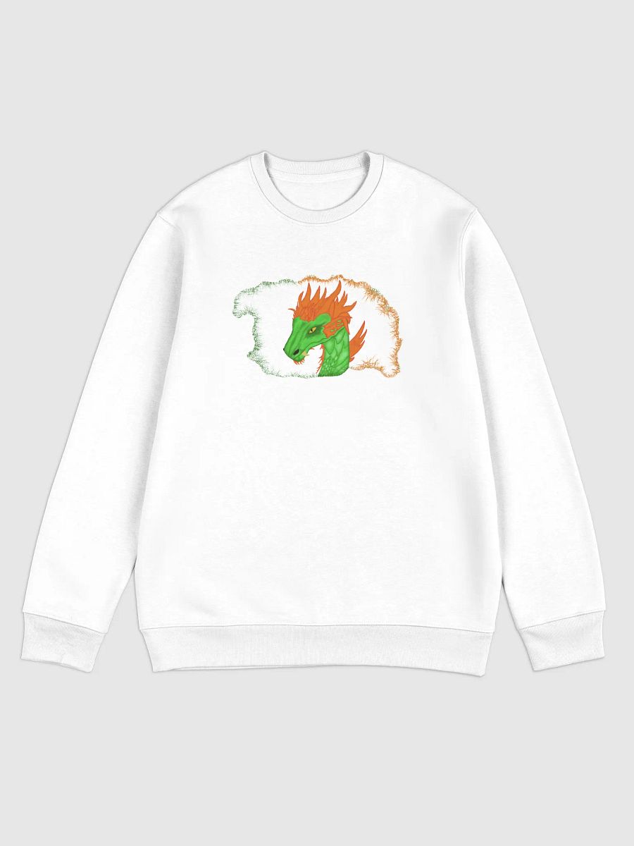 Dragon's Fiery Gaze Unisex Eco Sweatshirt product image (1)