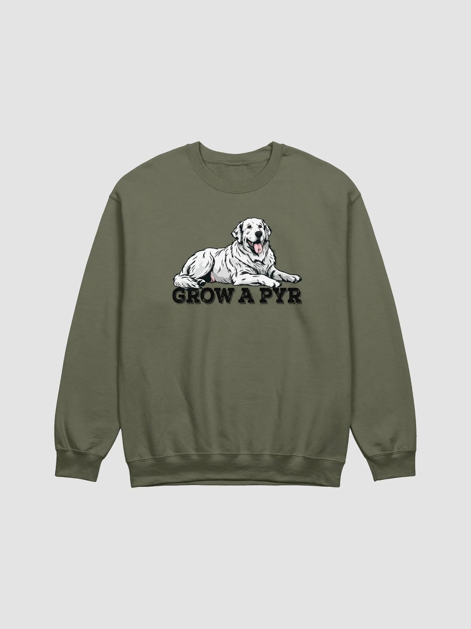 Grow a Pyr Sweatshirt of a Great Pyrenees | Funny Shirt for Pyr Paw-rents product image (15)
