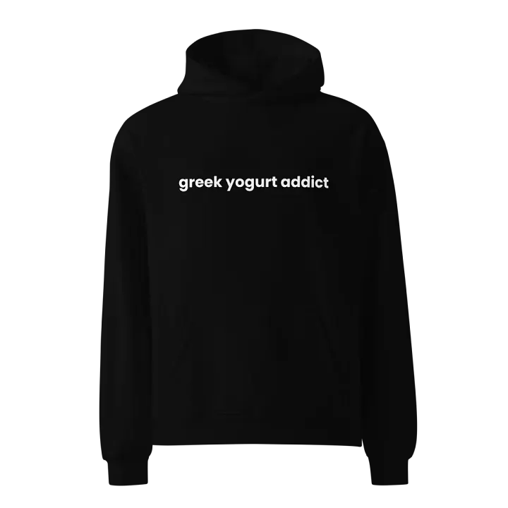 unisex "greek yogurt addict" oversized hoodie product image (1)