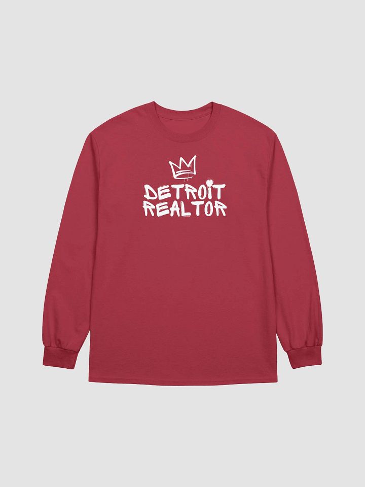 Detroit Realtor Crown Logo Long Sleeve Tee product image (1)