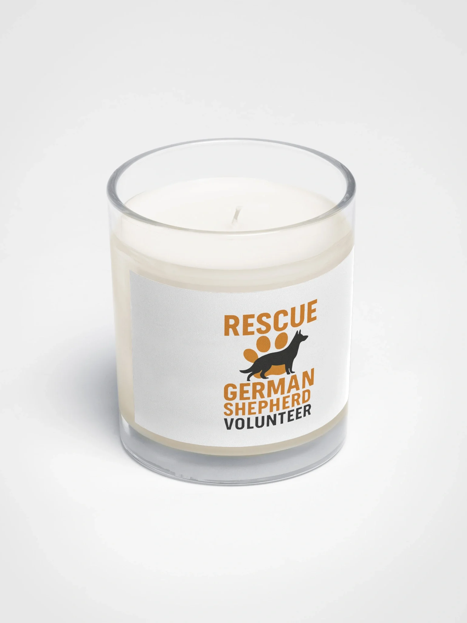 Rescue German Shepherd Soy Wax Candle product image (2)