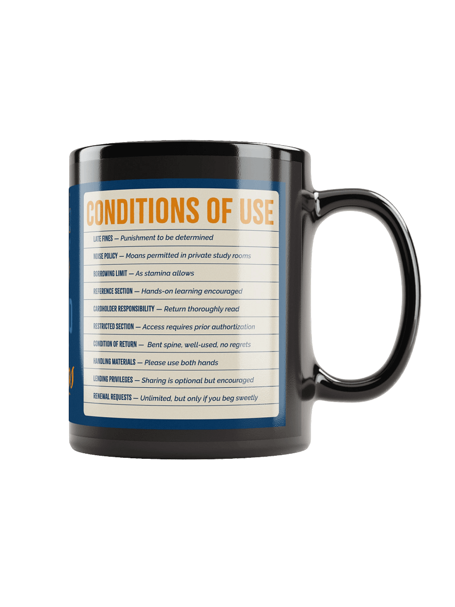 Pages of Chaos Membership Mug (Black( product image (1)