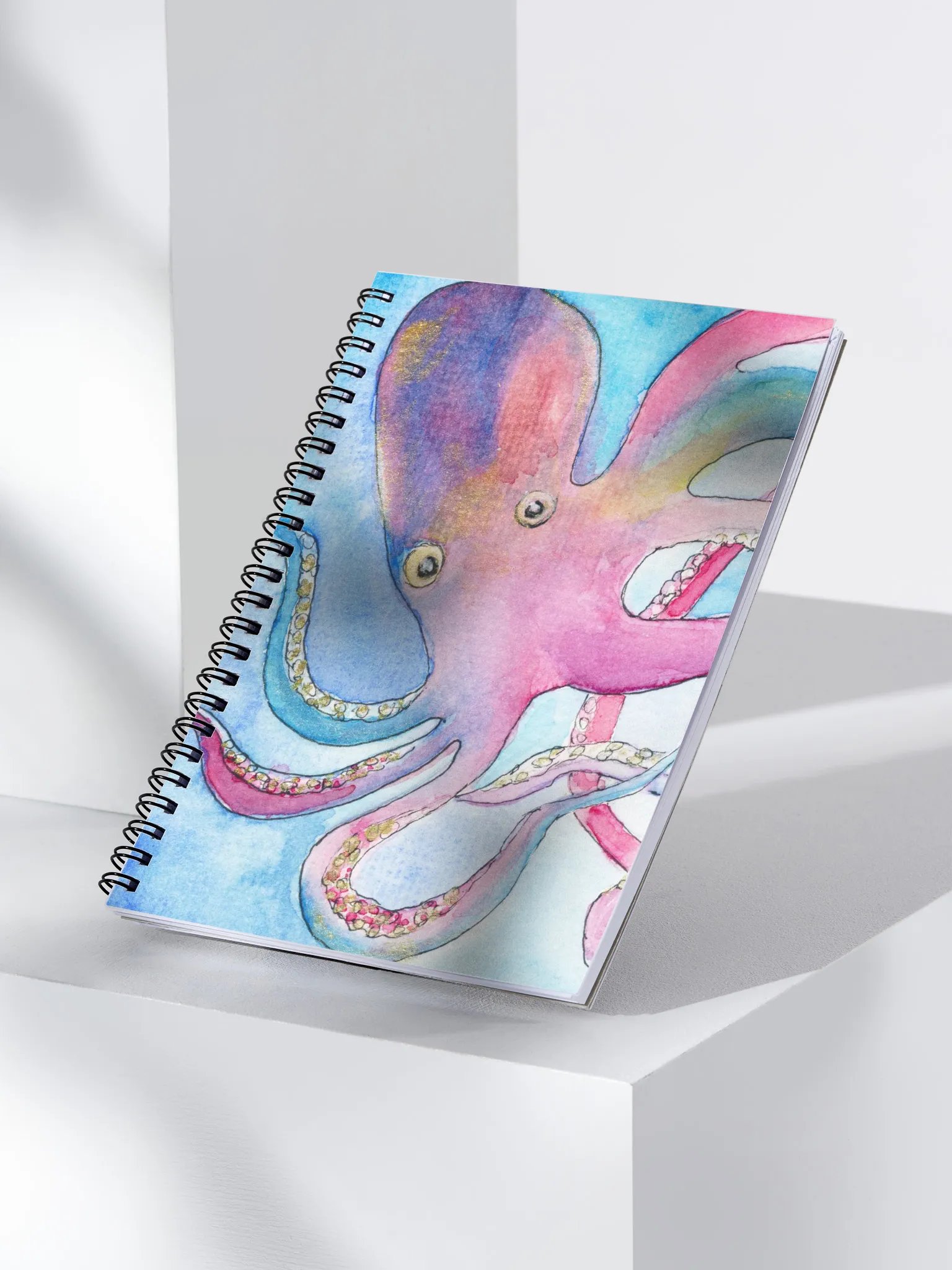 Rainbow Octopus Blank Journal product image (3)