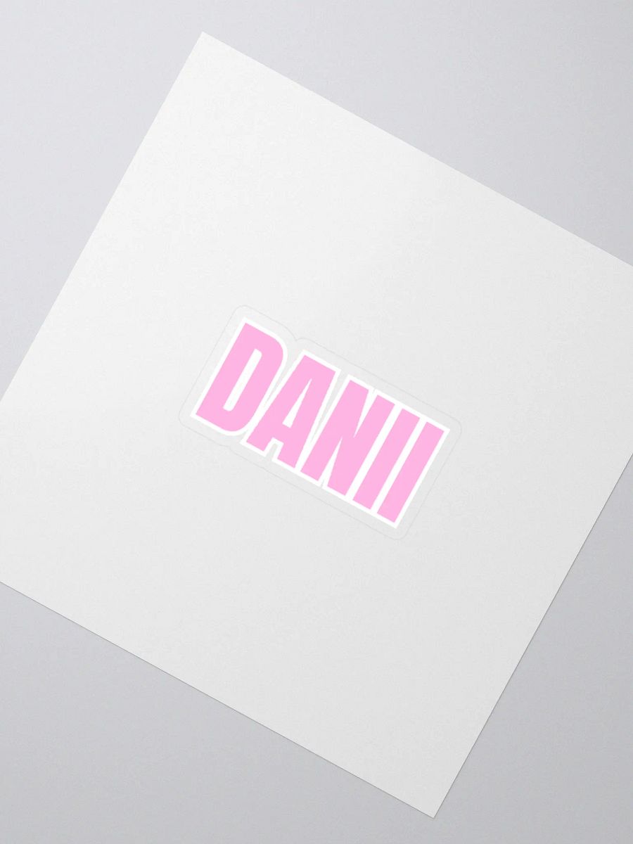 DANII PINK WHITE STICKER product image (7)