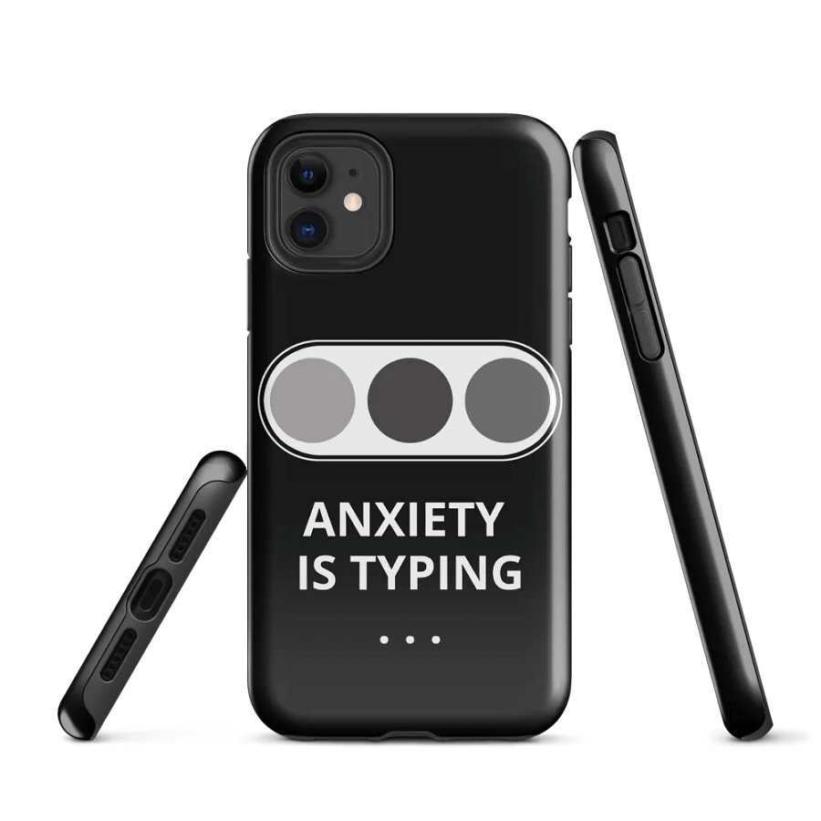 Apple anxiety is typing phone case product image (1)