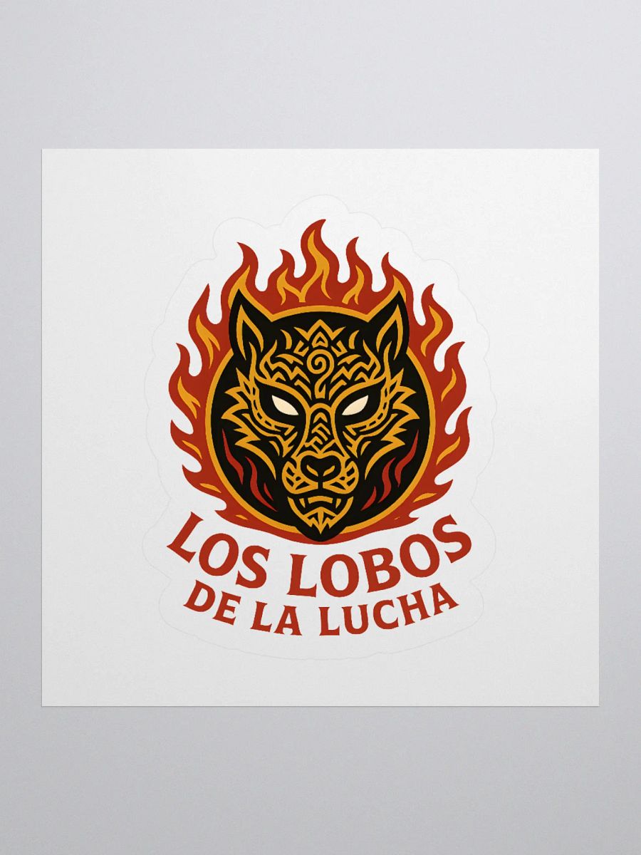 Los Lobos de la Lucha: Fire in the Pack Sticker product image (1)
