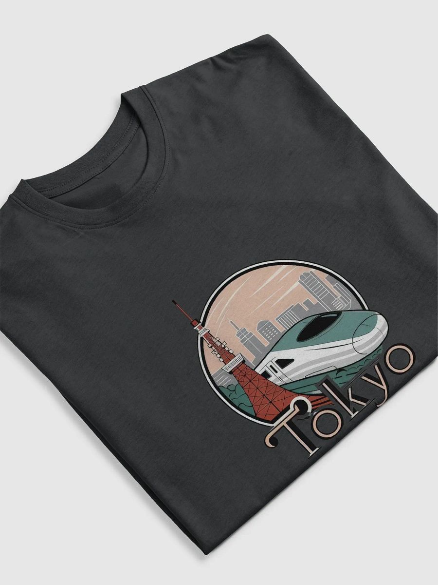 Tokyo Cityscape Cotton Heritage Men's Premium Heavyweight Tee product image (5)