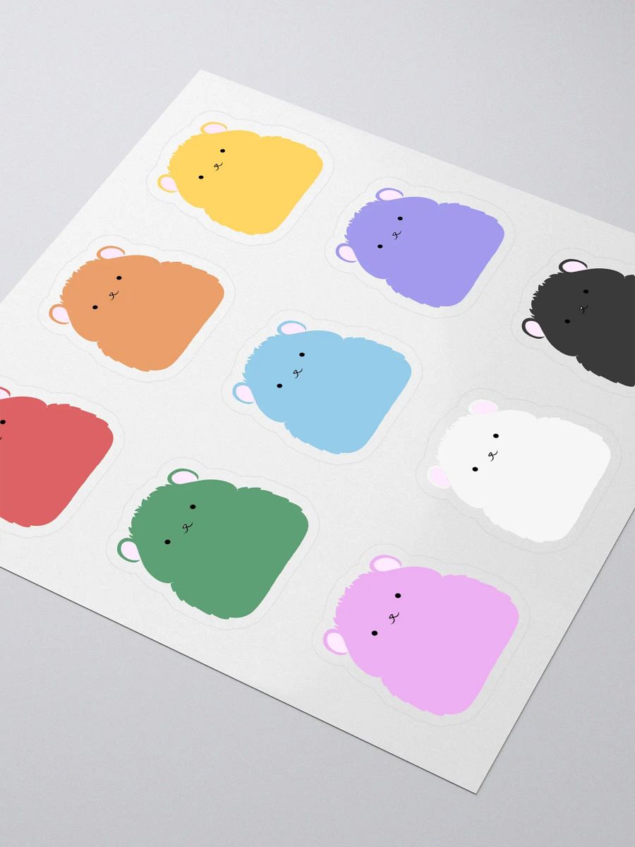 Rainbow Hamsters Sticker Sheet product image (3)