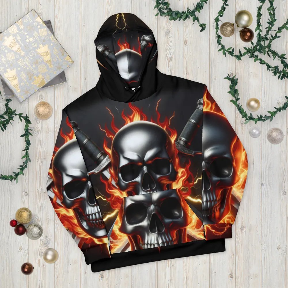 Skull Fury - Unisex Skull Hoodie #23 product image (10)