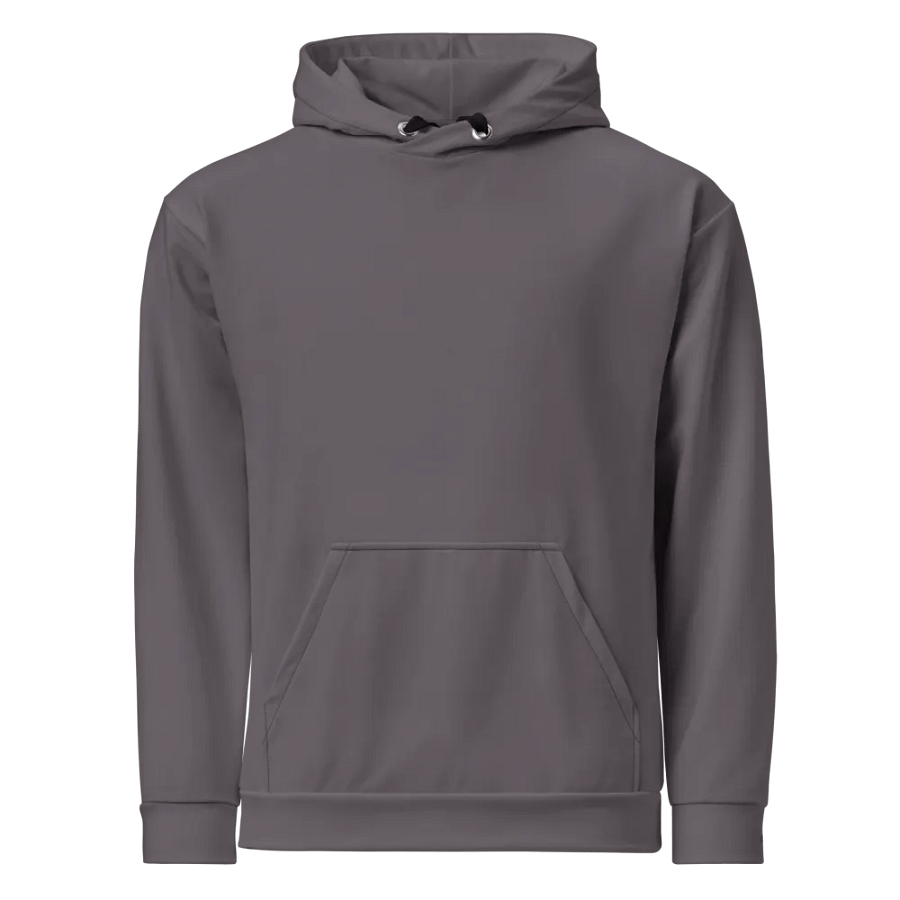 Plain Dark Brown Light Summer Unisex Recycled Polyester Heavyweight Premium Hoodie by Treasure Pie product image (1)