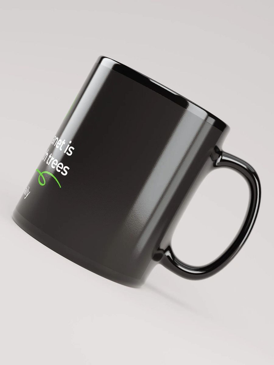 “A Better Planet” Black Glossy Mug – BiocharDaily Edition product image (8)