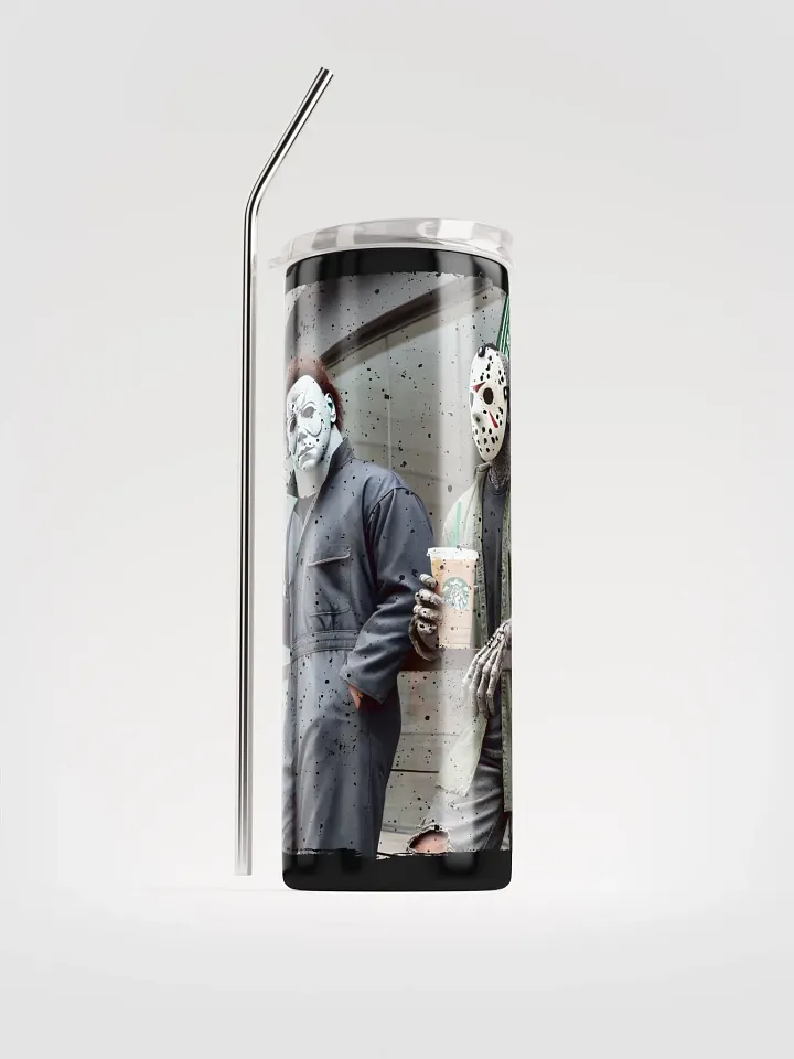 Horror Icons Coffee Break Stainless Steel Tumbler product image (2)