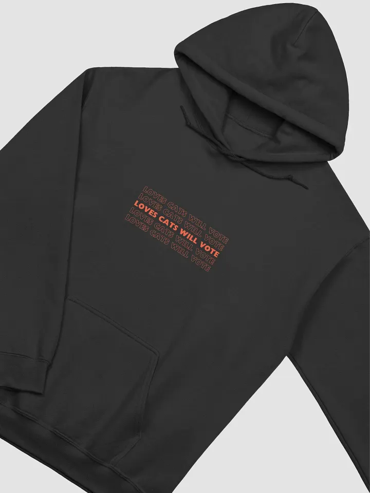Loves Cats Will Vote Hoodie product image (2)