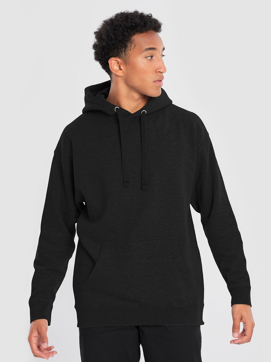 Unis*x Cotton Hoodie - White Logo (Chest + Sleeve) product image (6)