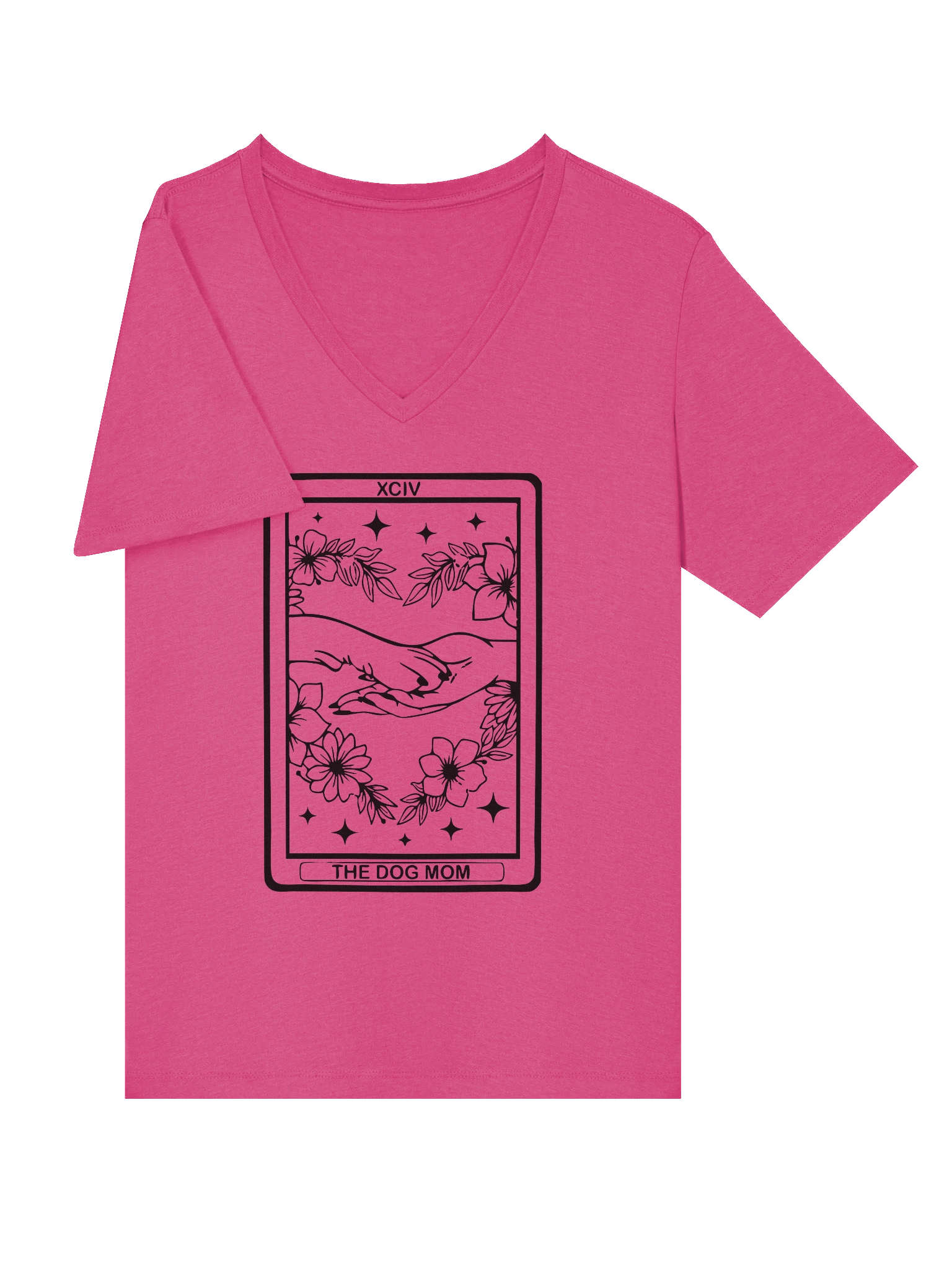 🌙 “V-Neck Dog Mom Tarot Tee” product image (3)