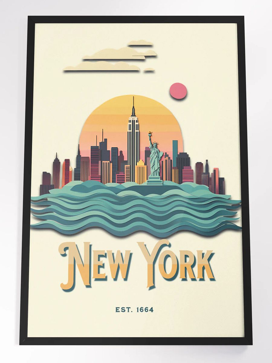 New York Est. 1664 Framed Poster product image (1)