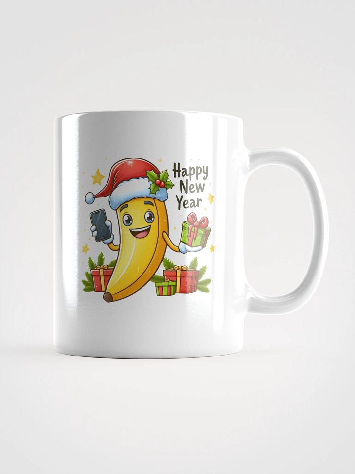 Cheerful Banana Santa Holiday Mug product image (1)