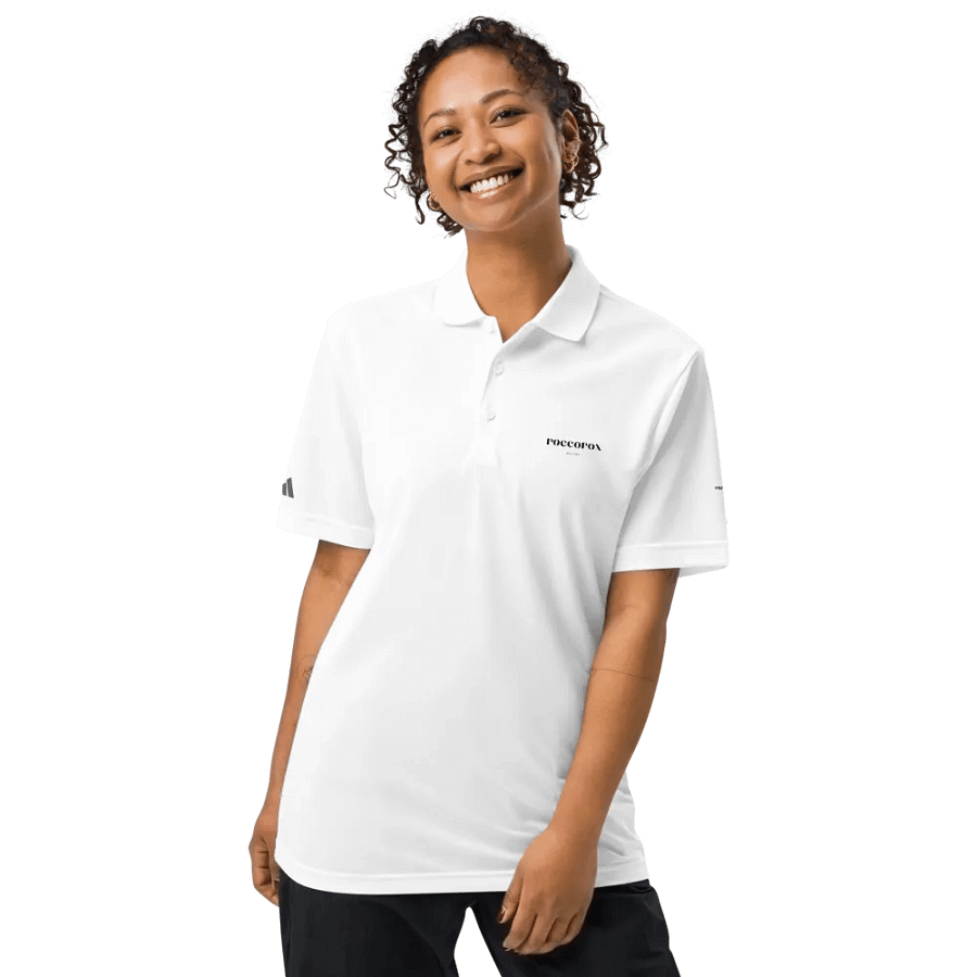 RoccoRox Adidas Polo Tee White product image (9)