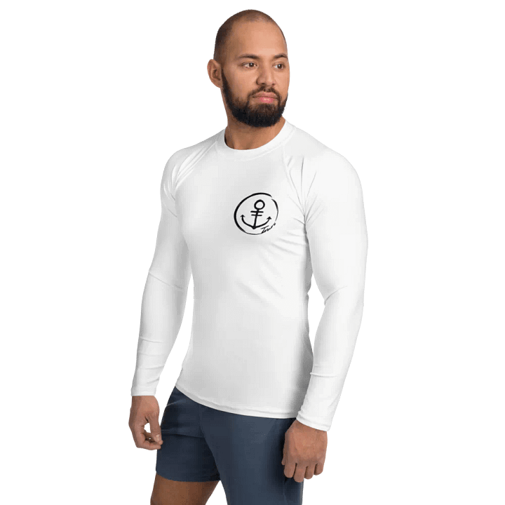 Anchor Cross Symbol Men's Rash Guard product image (2)