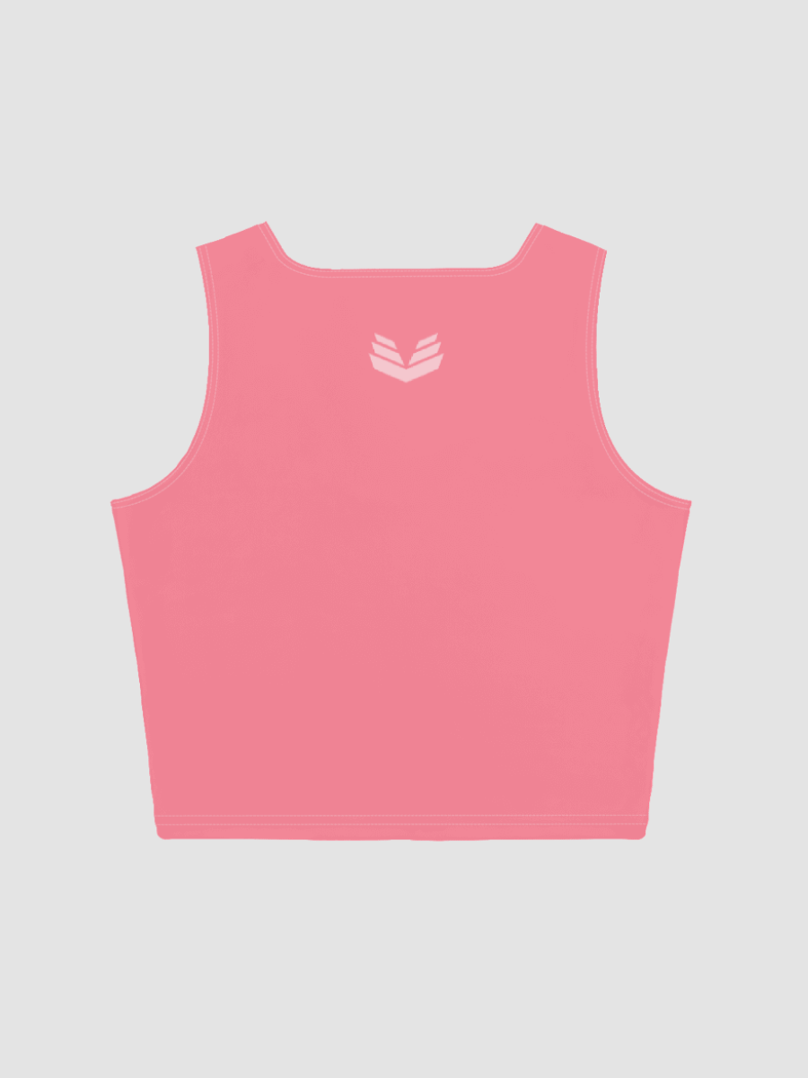 Signature Crop Top Tee - Flamingo Pink product image (6)
