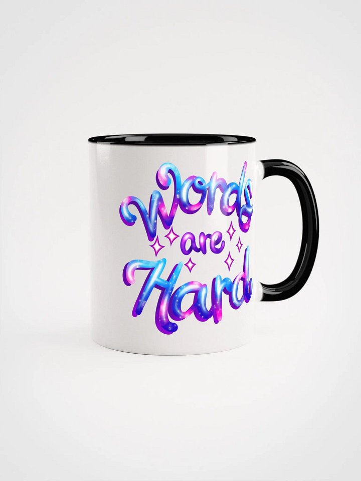 Cosmic Words Are Hard Ceramic Mug product image (9)
