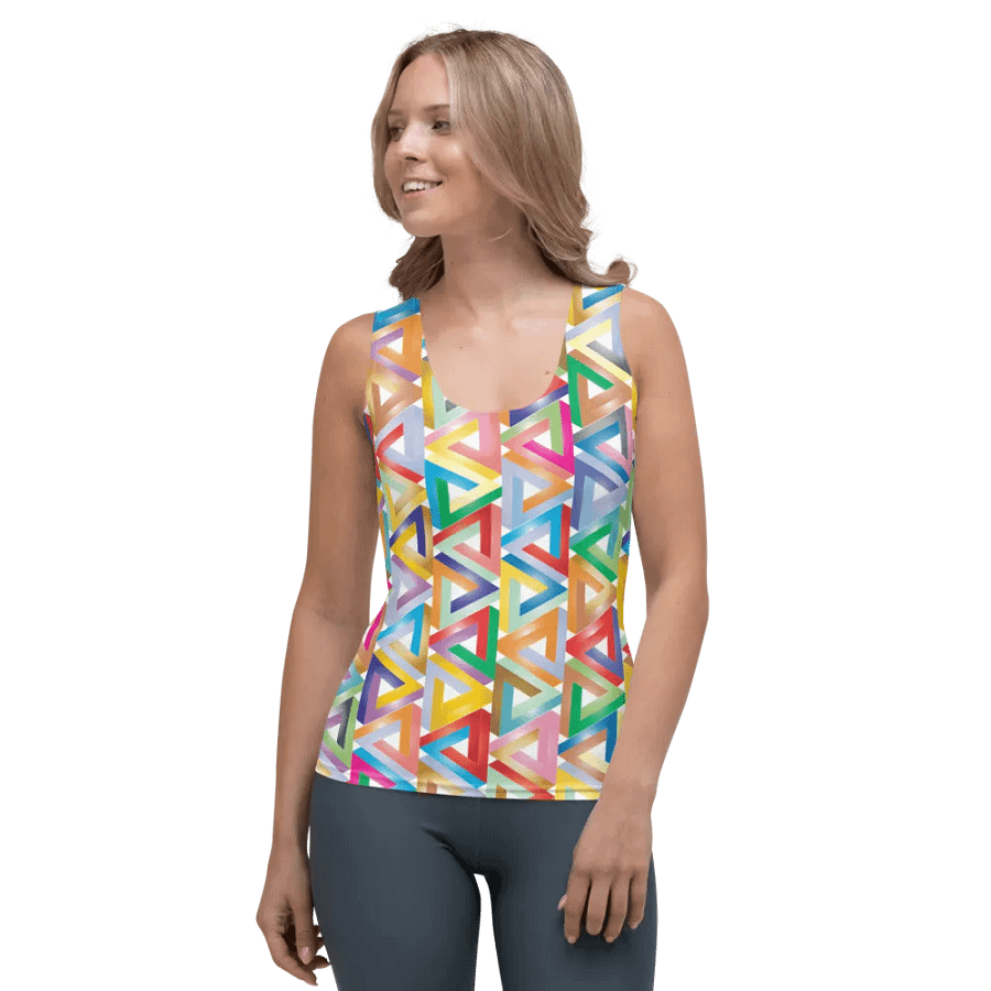 Rainbow Triangles Tank Top product image (1)
