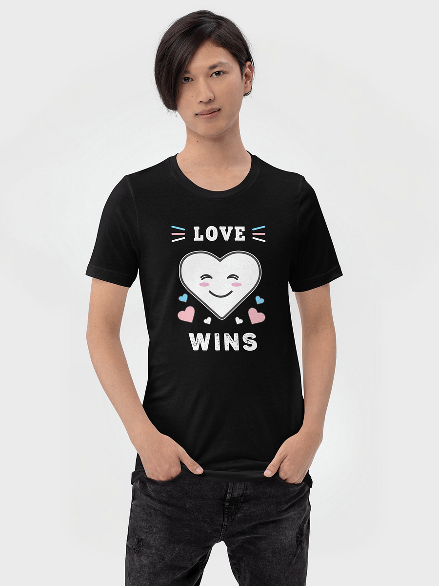Heart Face Love Wins LGBTQ Transgender Pride T-Shirt product image (1)