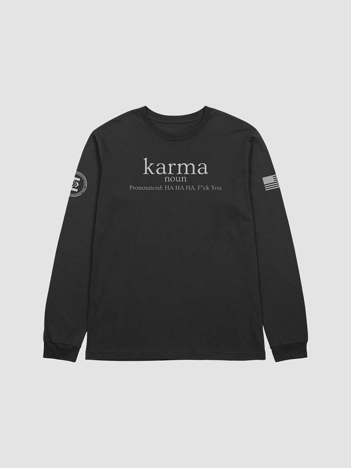 Karma Long Sleeve with Logo & Flag product image (2)