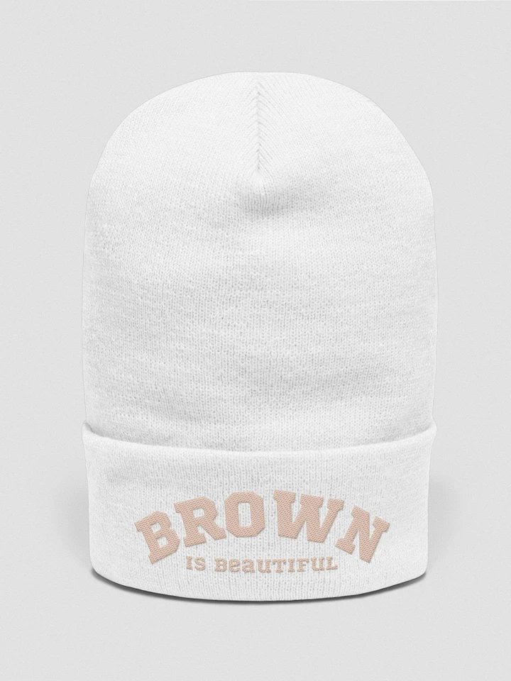 Brown is Beautiful Light Beanie product image (1)