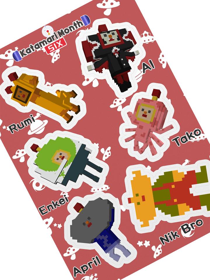 KDM6 OC Cousin Sticker Sheet #2 product image (1)