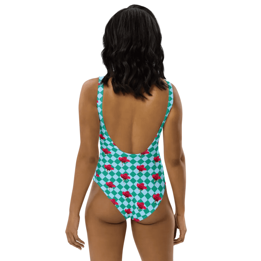 Rosy one-piece {aqua and teal} product image (10)