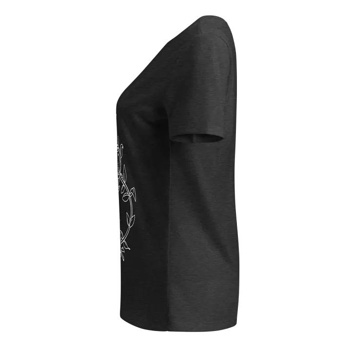 Crystal Bloom Women's V-Neck T-Shirt product image (2)