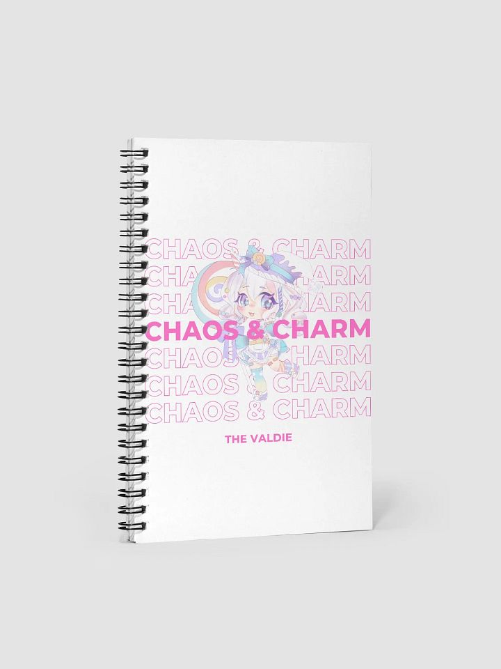Pink Chaos & Charm Spiral Notebook product image (1)