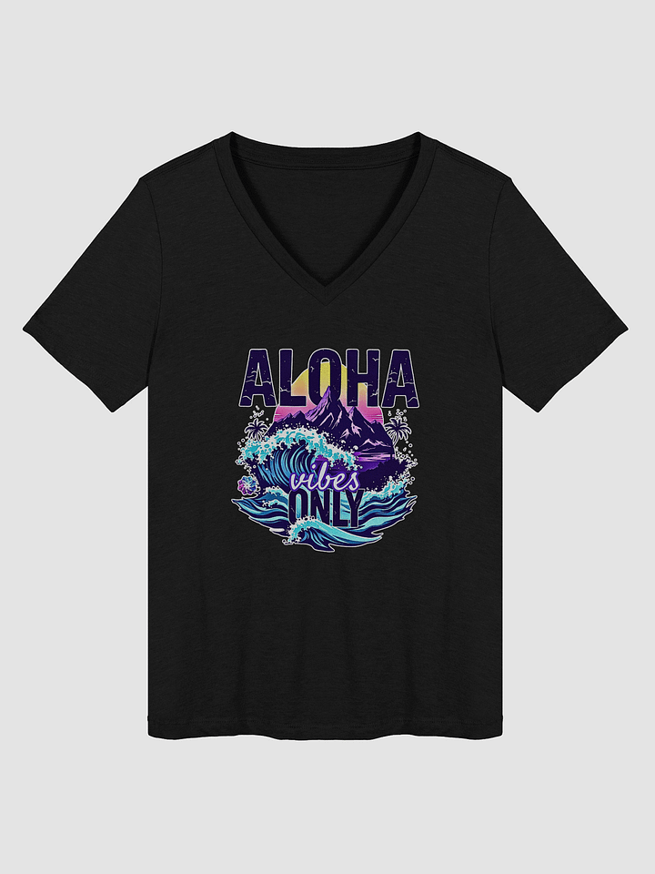Shaka Aloha Vibes Women's V-Neck Tee product image (2)