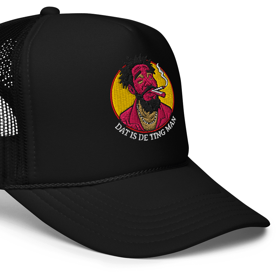 Dat Is De Ting Man Flamingo Color Design Trucker Hat product image (2)