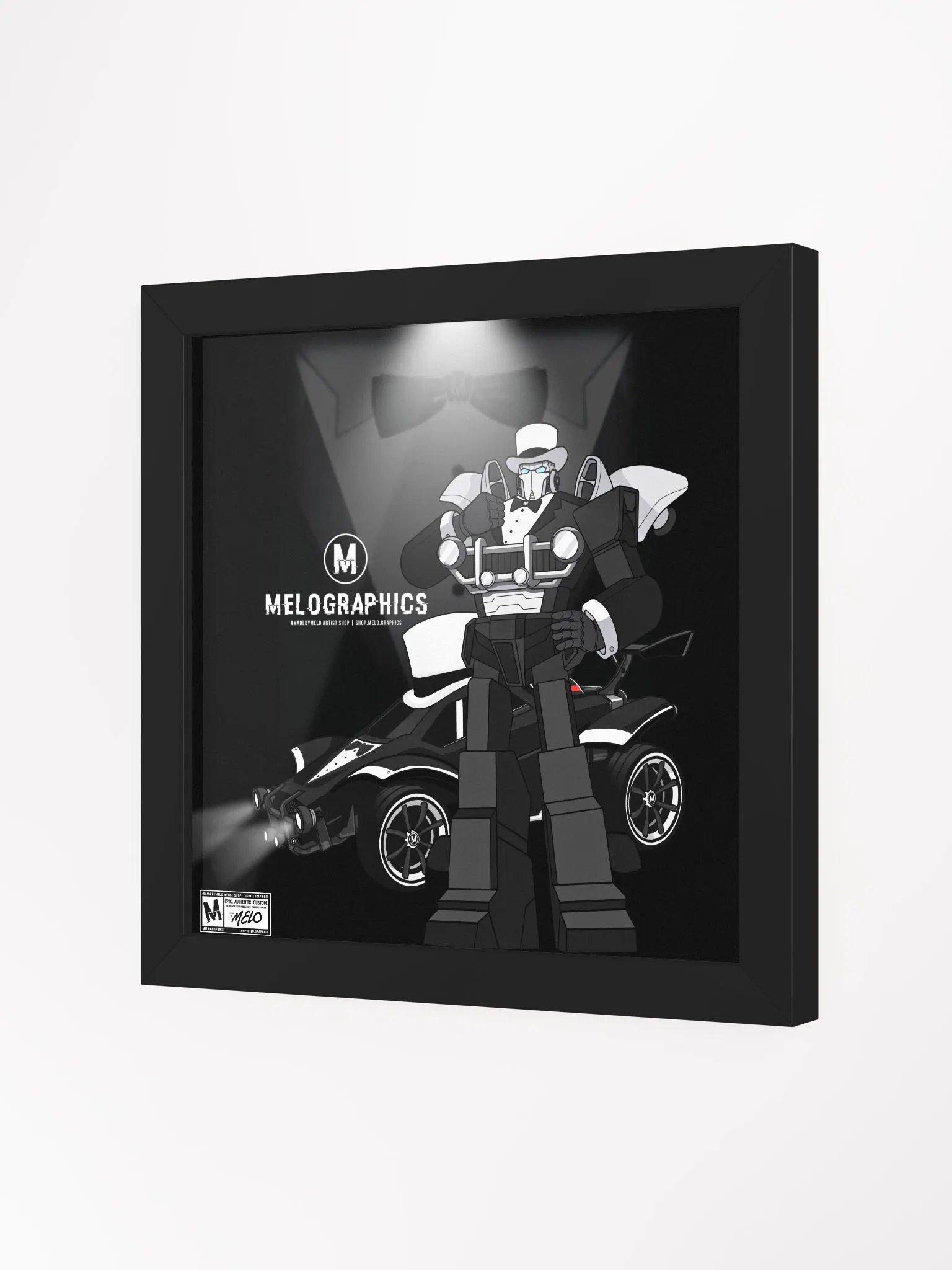 Fancy Carball Bot - Framed Poster | #MadeByMELO product image (3)