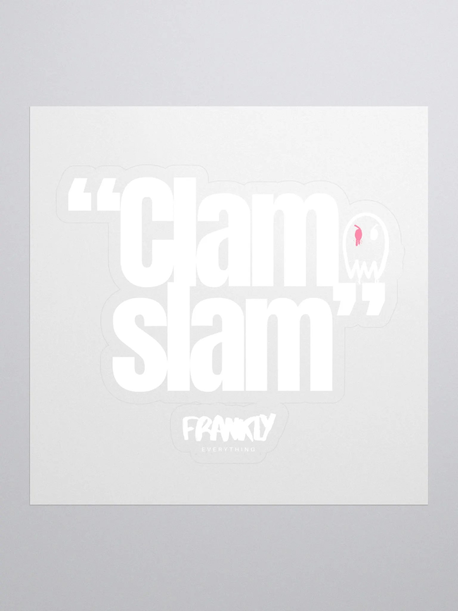 Pale Clam-Slam Sticker product image (2)