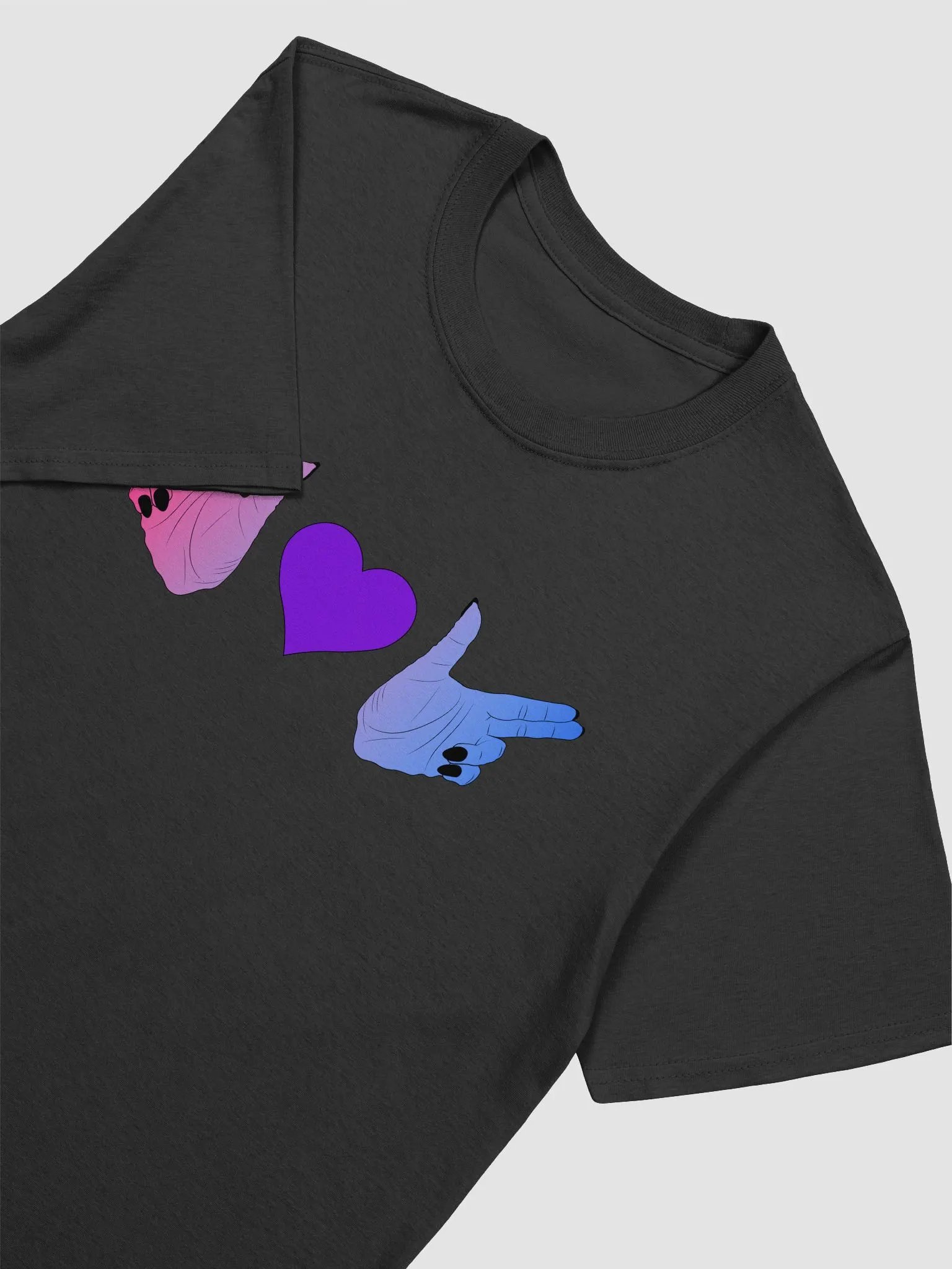 Finger Guns (bi flag) T Shirt product image (3)