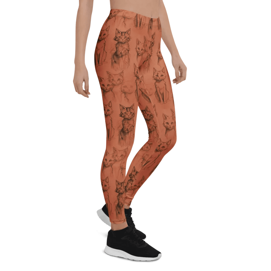 Sketchy Cat Leggings product image (6)