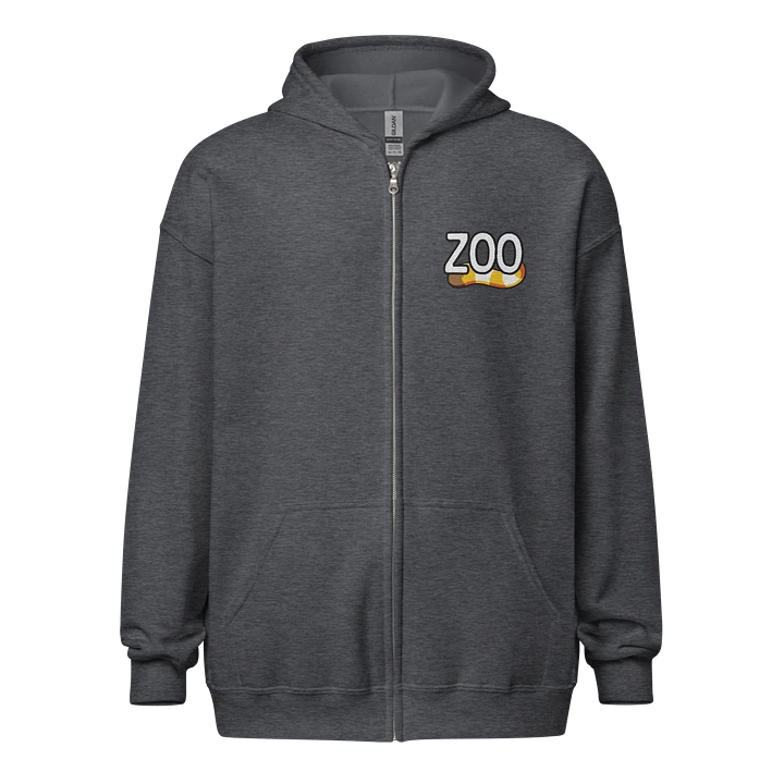 Zoo Fleece Zip Hoodie (Embroidered) product image (1)